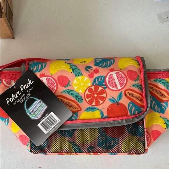 Insulated Cooler Bag - Colorful Fruit Design - Picture 1 of 2